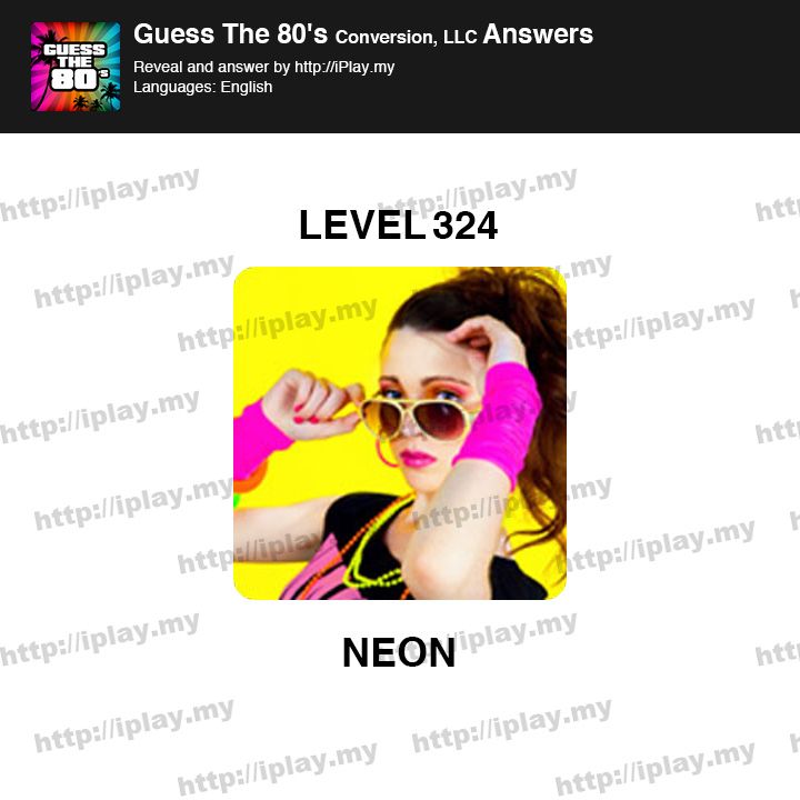 Guess the 80's Level 324
