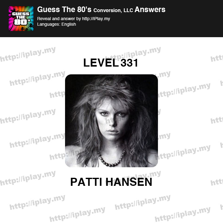 Guess the 80's Level 331
