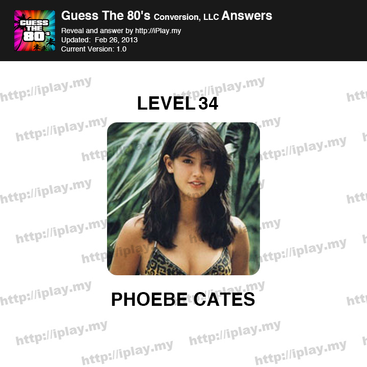 Guess the 80's Level 34