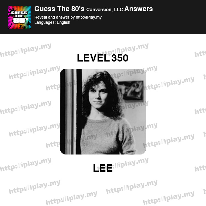 Guess the 80's Level 350