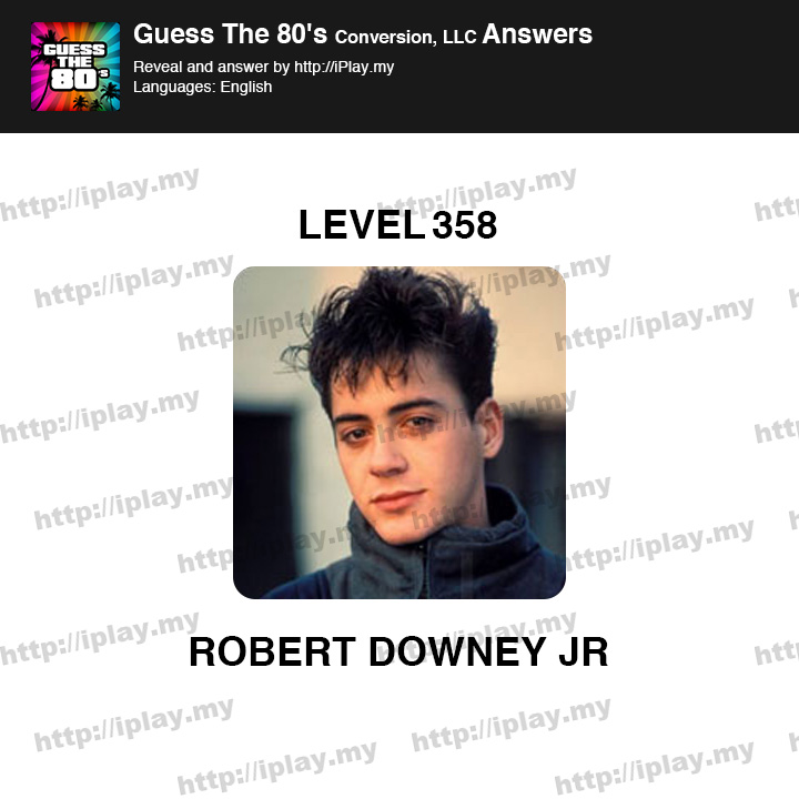 Guess the 80's Level 358