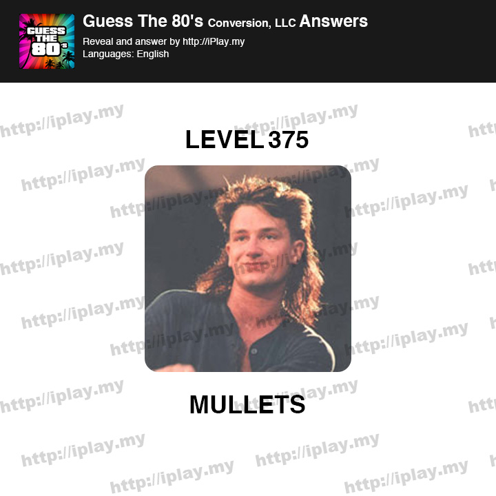 Guess the 80's Level 375