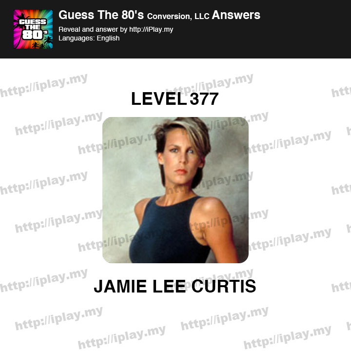 Guess the 80's Level 377