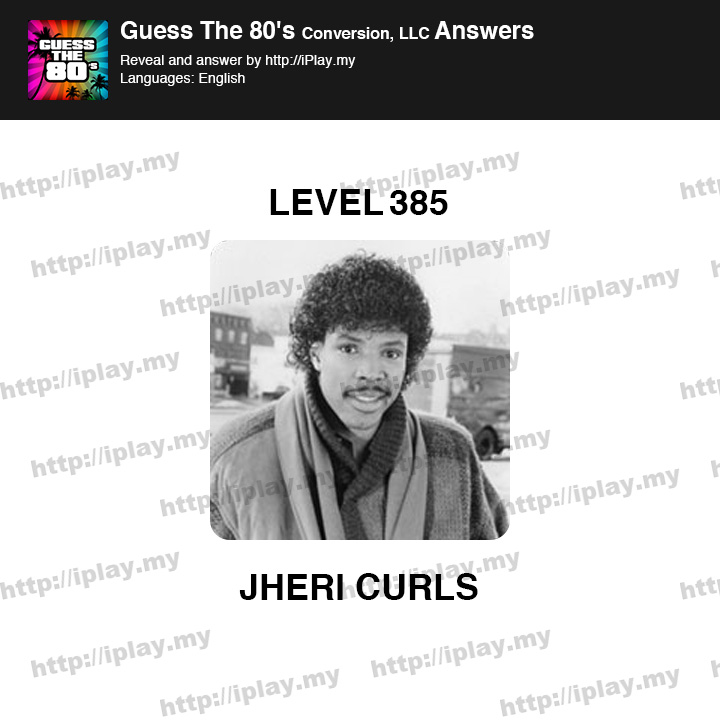 Guess the 80's Level 385