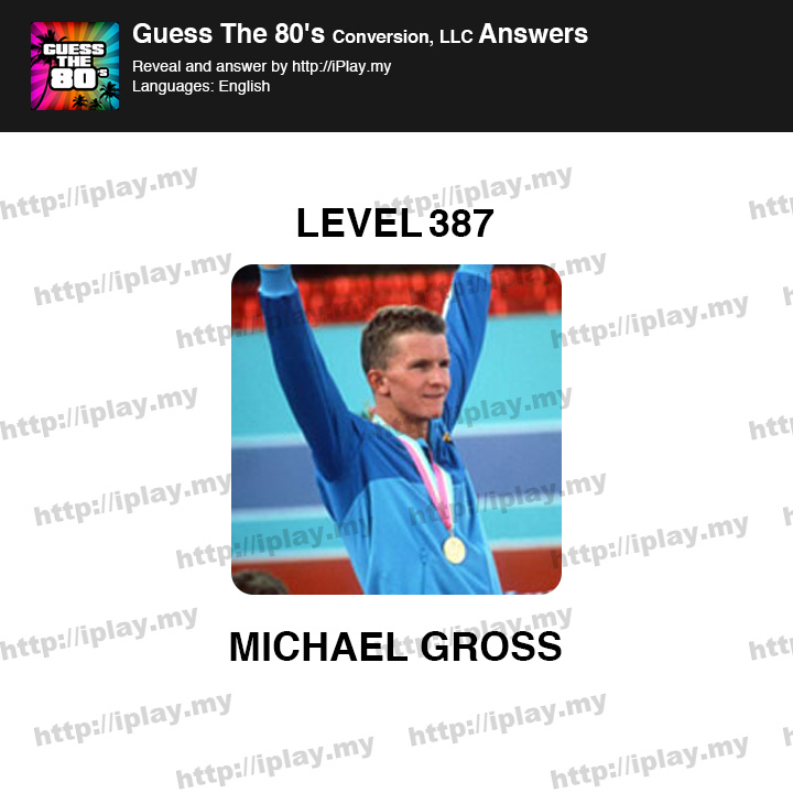 Guess the 80's Level 387