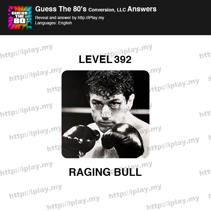 Guess the 80's Level 392
