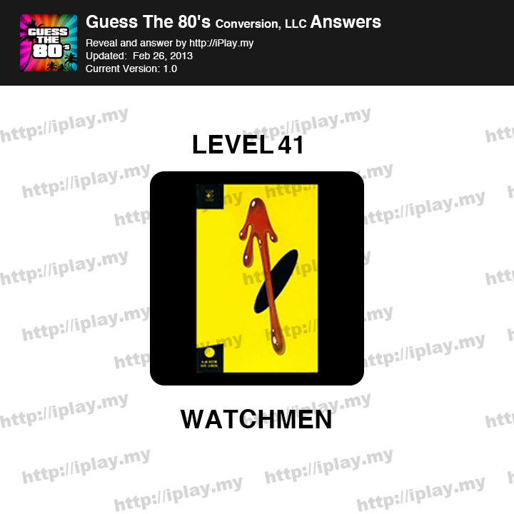 Guess the 80's Level 41