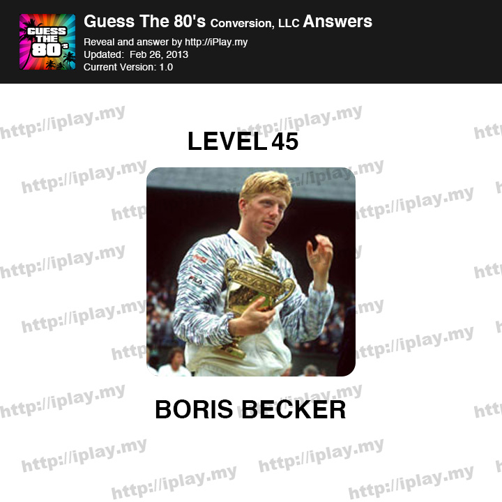 Guess the 80's Level 45