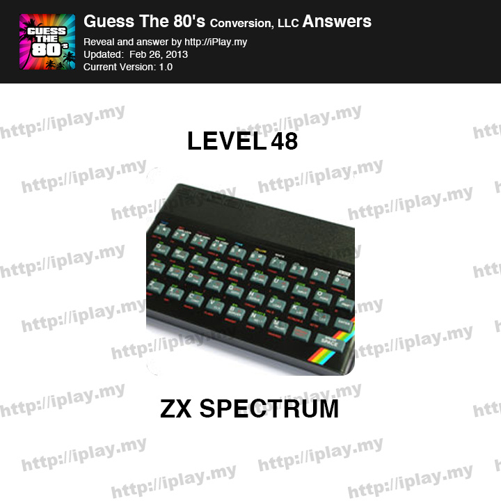 Guess the 80's Level 48