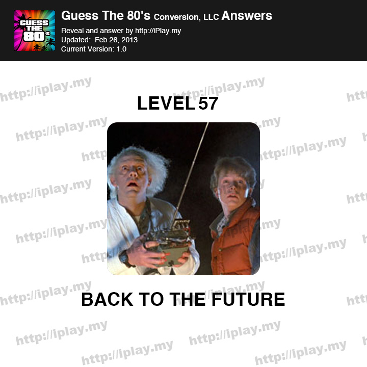 Guess the 80's Level 57