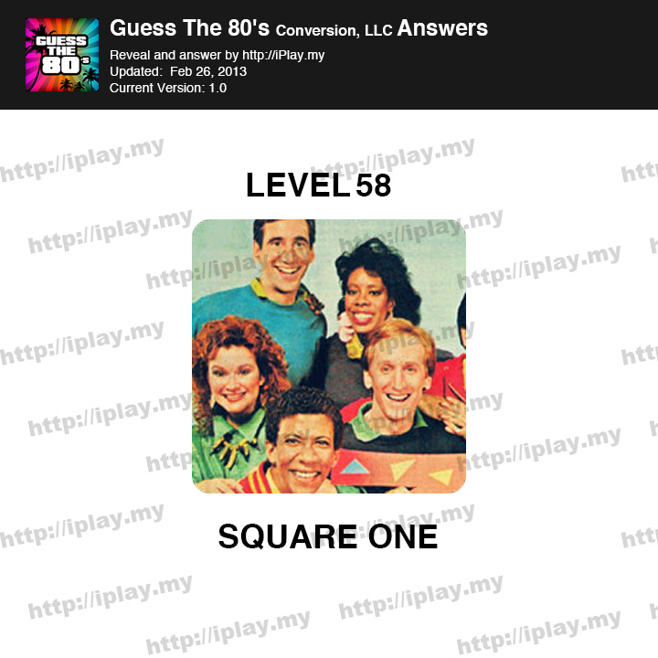 Guess the 80's Level 58