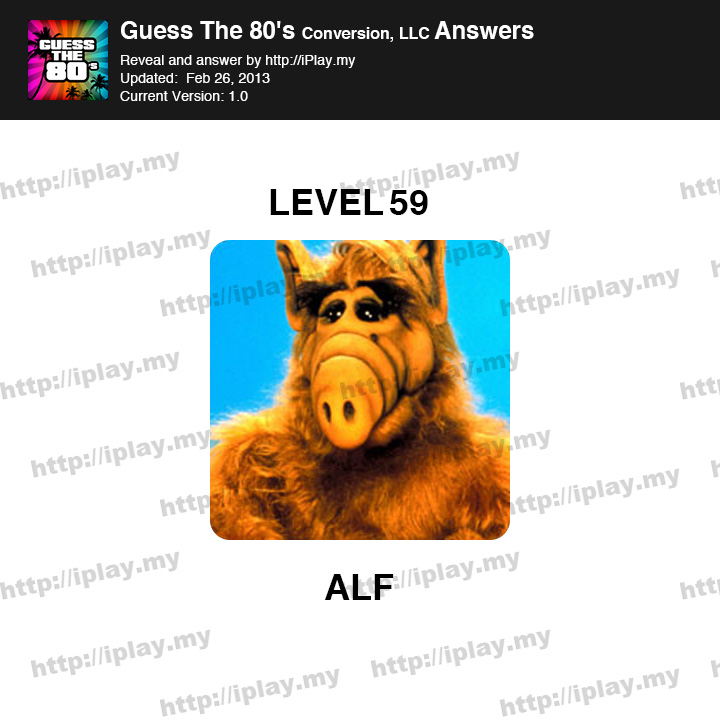 Guess the 80's Level 59