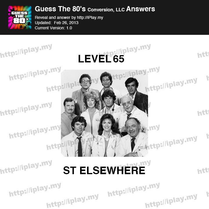 Guess the 80's Level 65