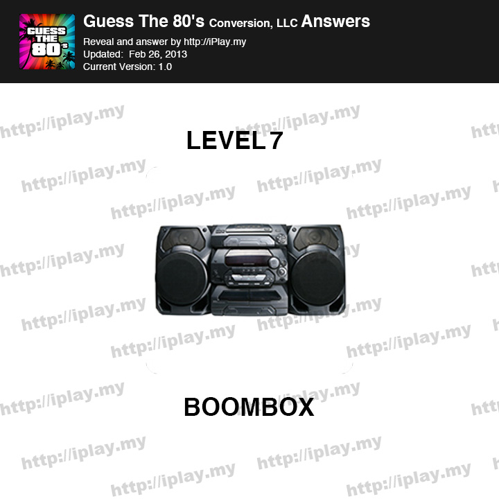 Guess the 80's Level 7