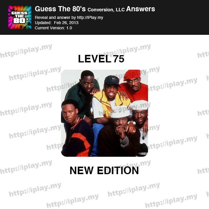 Guess the 80's Level 75