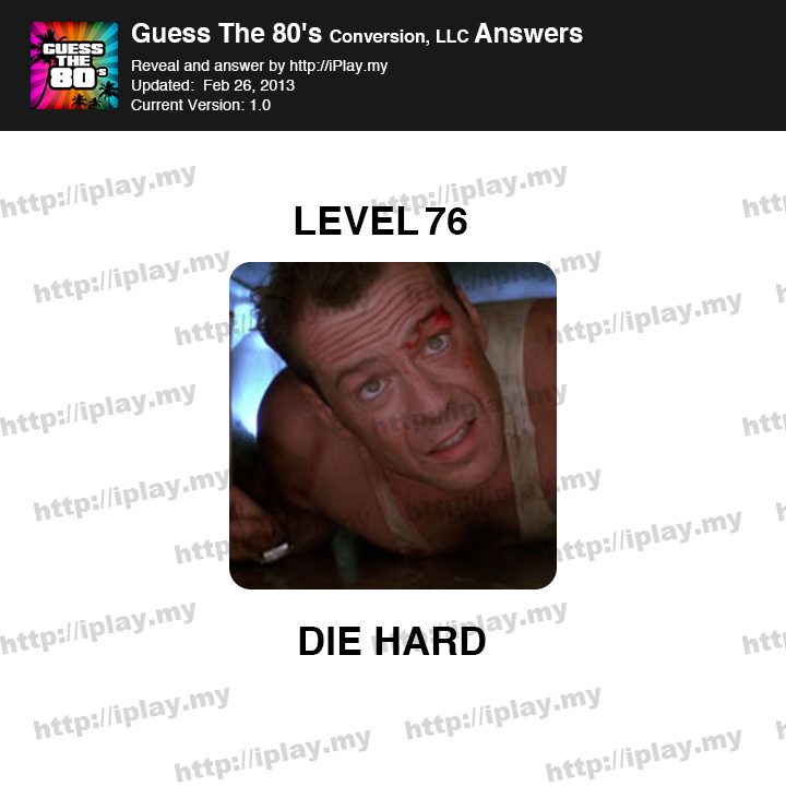 Guess the 80's Level 76