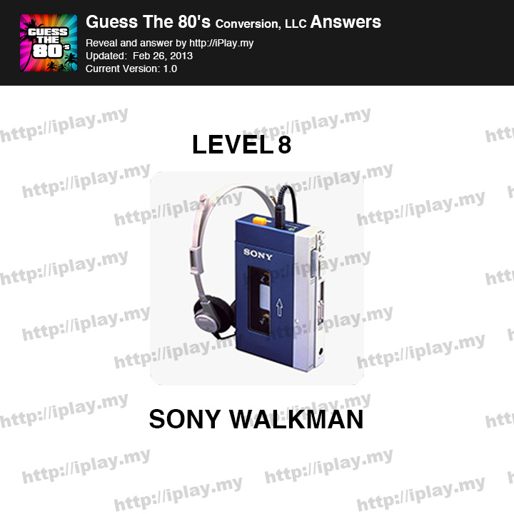 Guess the 80's Level 8