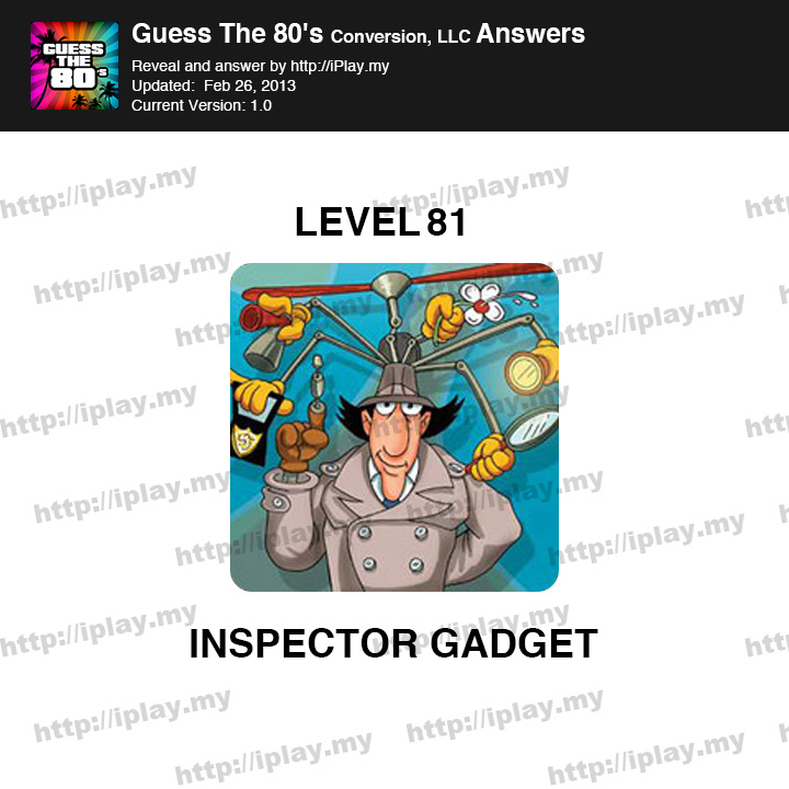 Guess the 80's Level 81