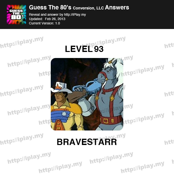 Guess the 80's Level 93