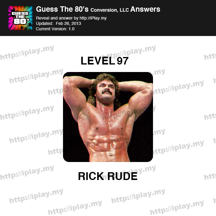 Guess the 80's Level 97