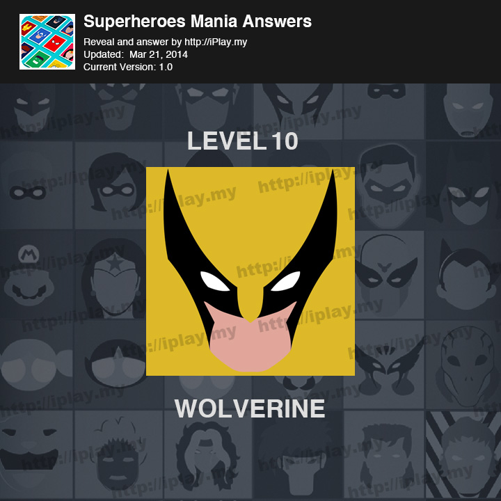 Superheroes Mania Level 10