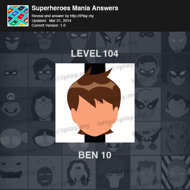 Superheroes Mania Level 104