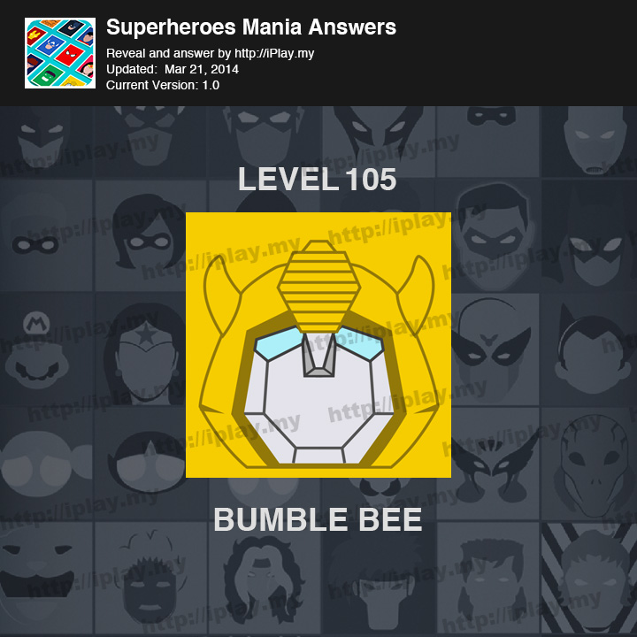 Superheroes Mania Level 105