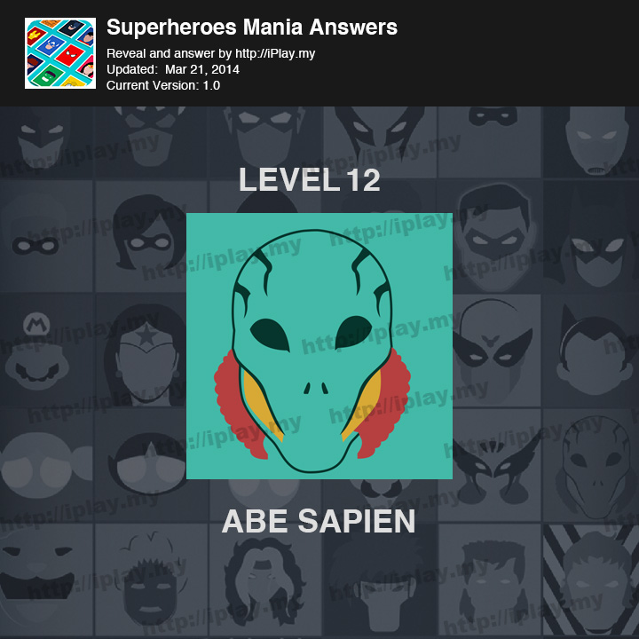 Superheroes Mania Level 12