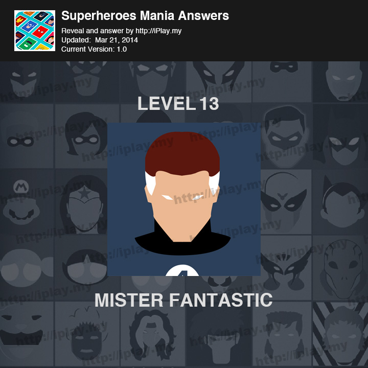 Superheroes Mania Level 13