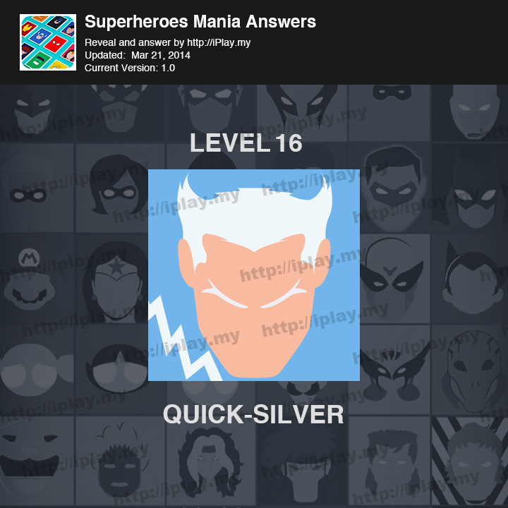 Superheroes Mania Level 16