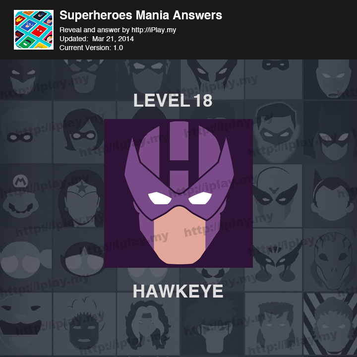 Superheroes Mania Level 18