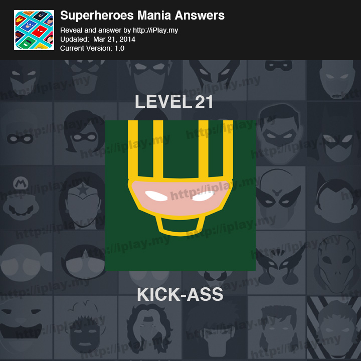 Superheroes Mania Level 21