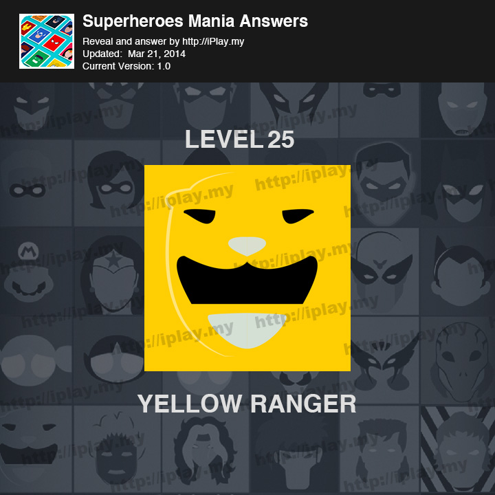 Superheroes Mania Level 25