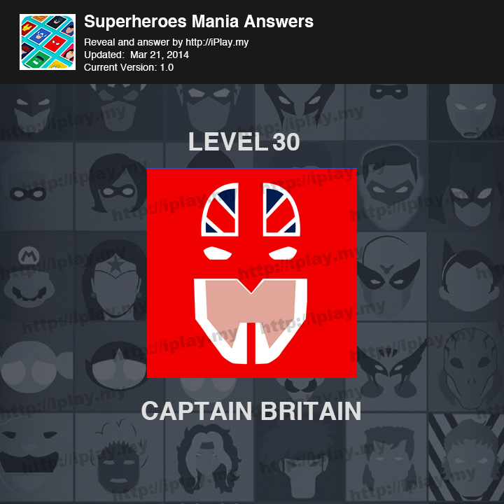 Superheroes Mania Level 30