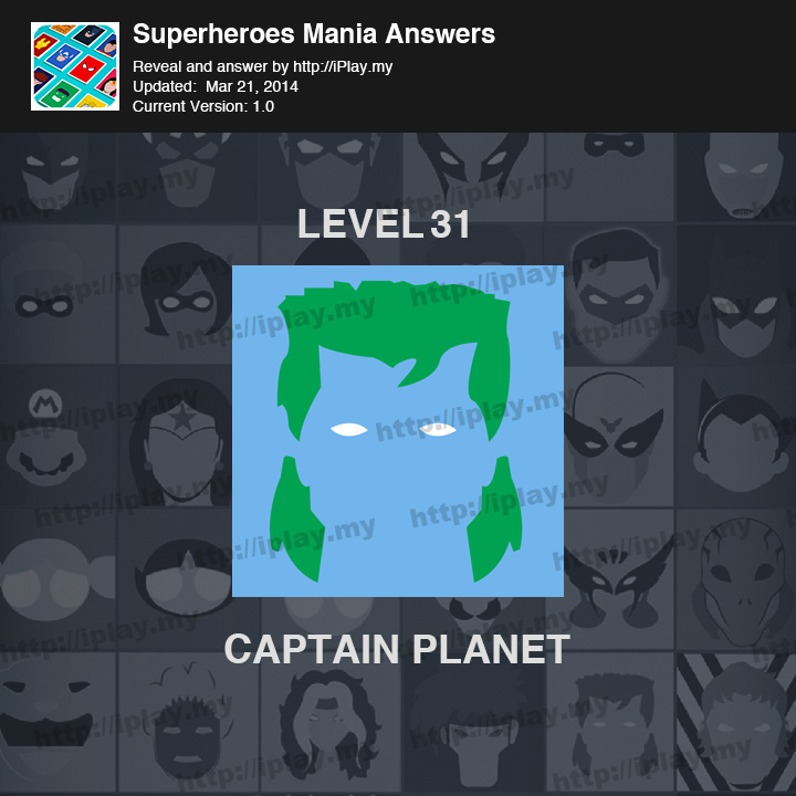 Superheroes Mania Level 31
