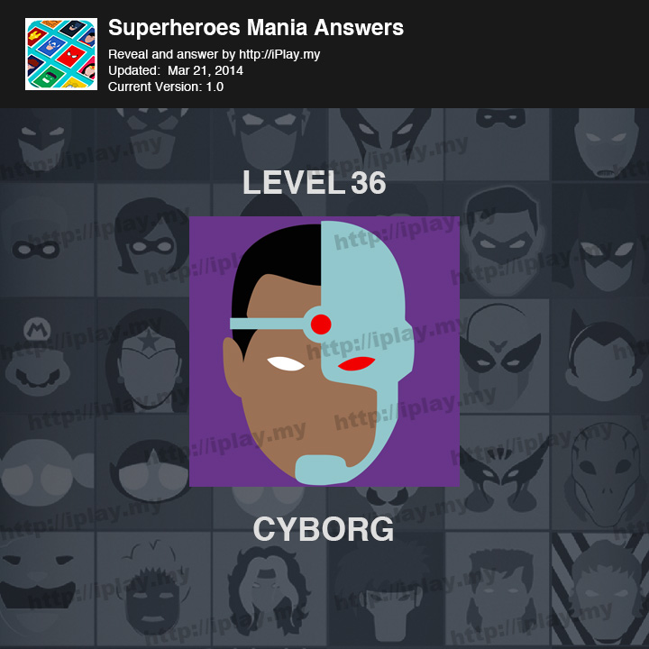 Superheroes Mania Level 36