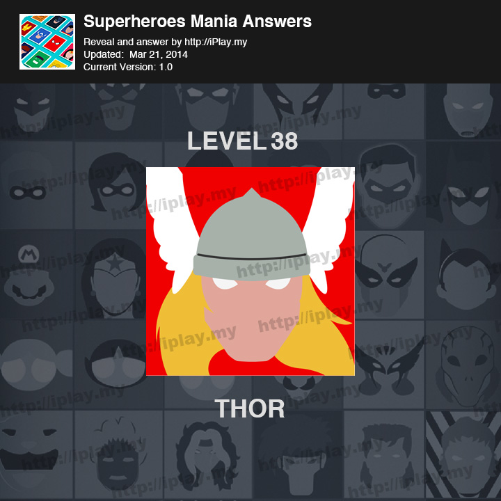 Superheroes Mania Level 38