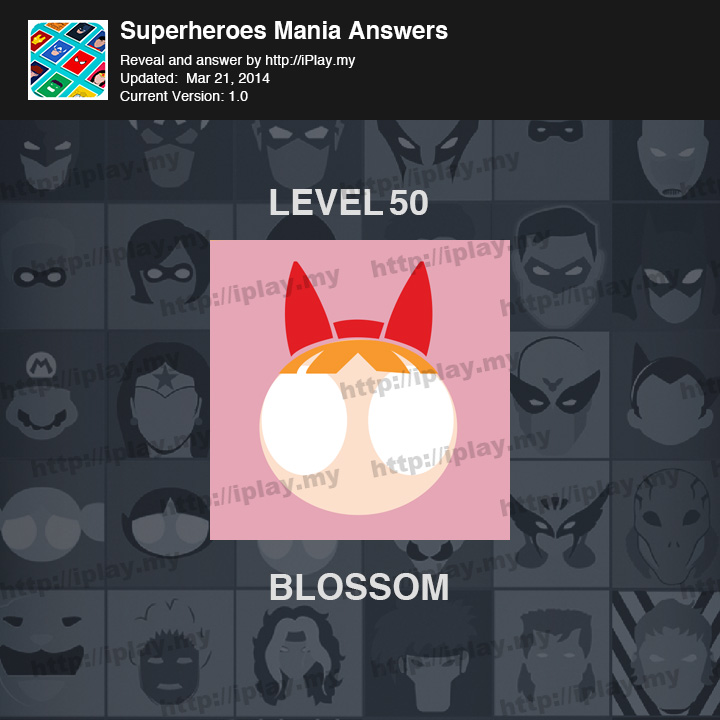 Superheroes Mania Level 50