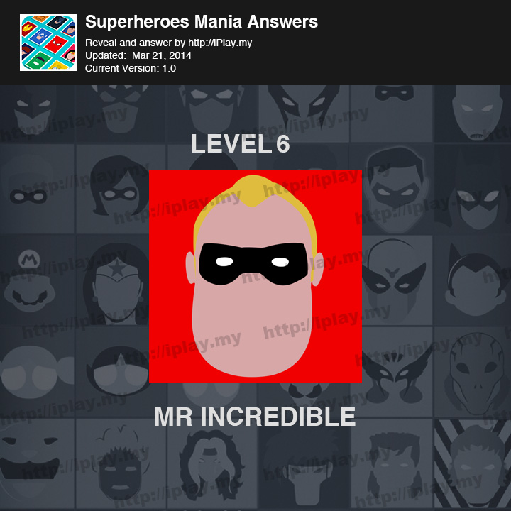 Superheroes Mania Level 6