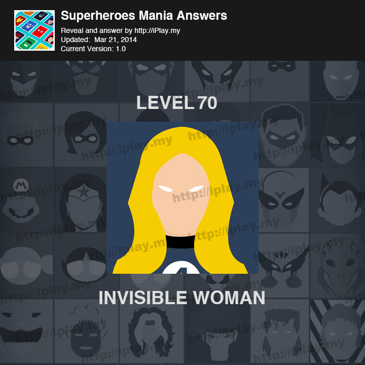 Superheroes Mania Level 70