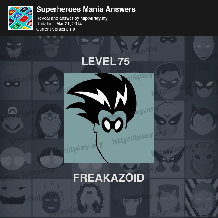 Superheroes Mania Level 75