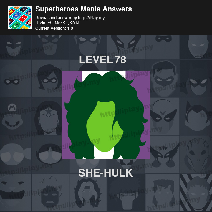 Superheroes Mania Level 78