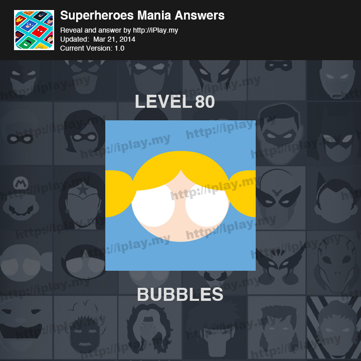 Superheroes Mania Level 80