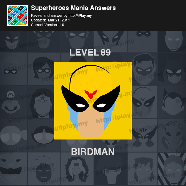Superheroes Mania Level 89