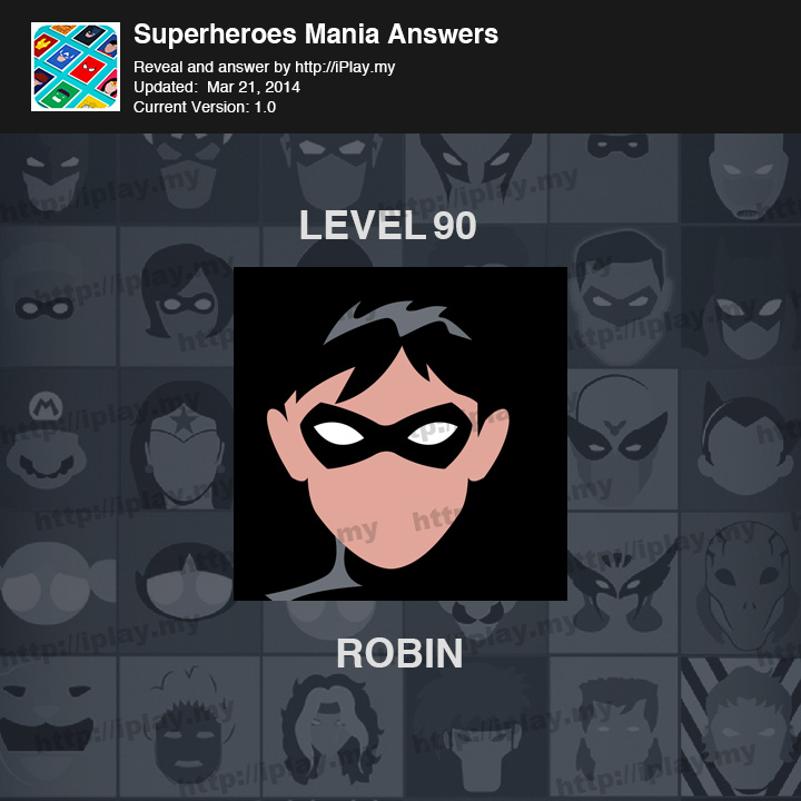 Superheroes Mania Level 90