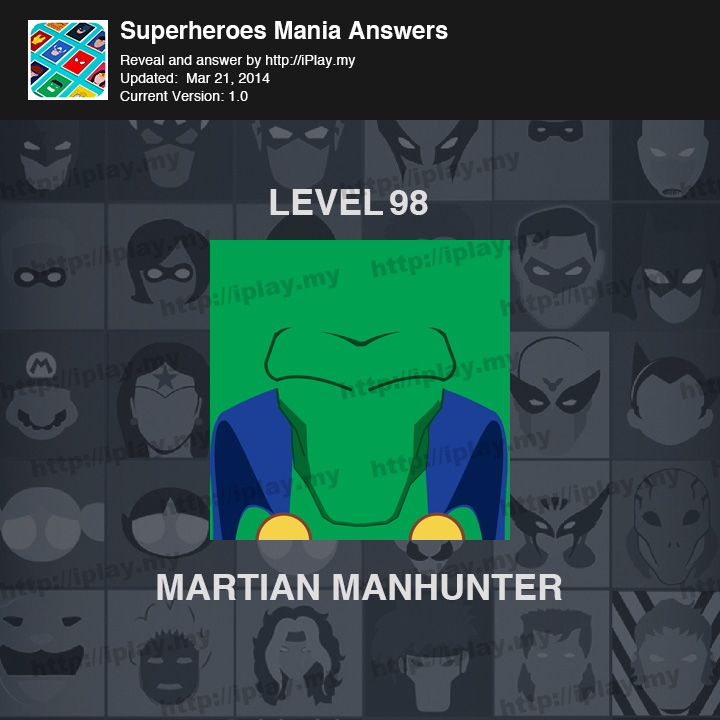 Superheroes Mania Level 98