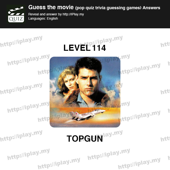 Guess the movie pop quiz Level 114