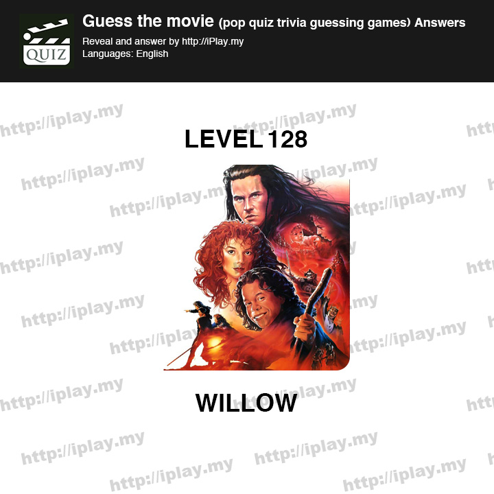 Guess the movie pop quiz Level 128