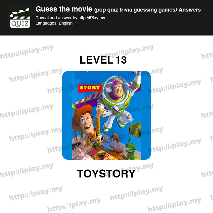 Guess the movie pop quiz Level 13