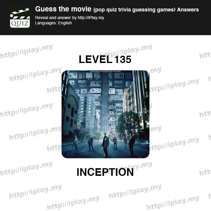 Guess the movie pop quiz Level 135